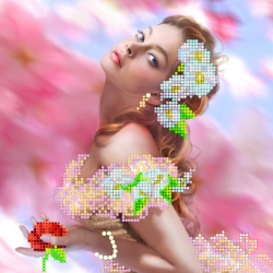 Схема для вышивания бисером АБРИС АРТ "Грация"